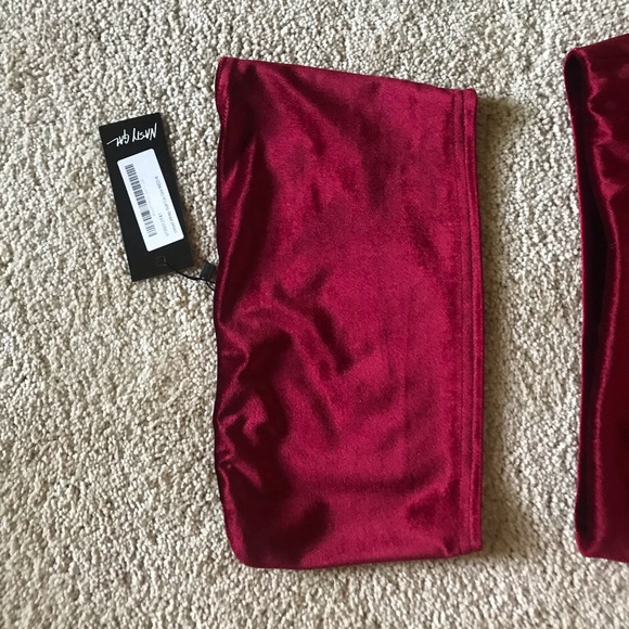 Nasty Gal Velvet Two Piece Dress - Picture 4 of 4